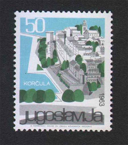 turistička mesta Korčula 1963 godina